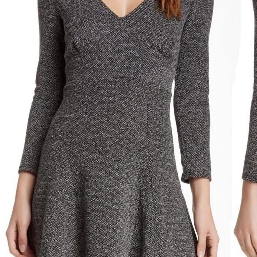 Free people black and grey mini dress